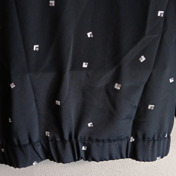 80s 90s Funky Geometric Windbreaker Jacket, Lightweight Geometric Full Zip - Picture 5 of 10